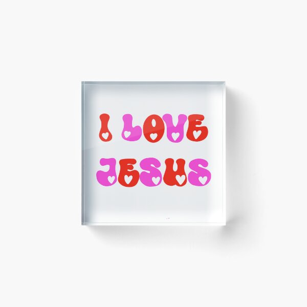 Item preview, I LOVE JESUS designed and sold by CleanHeart.