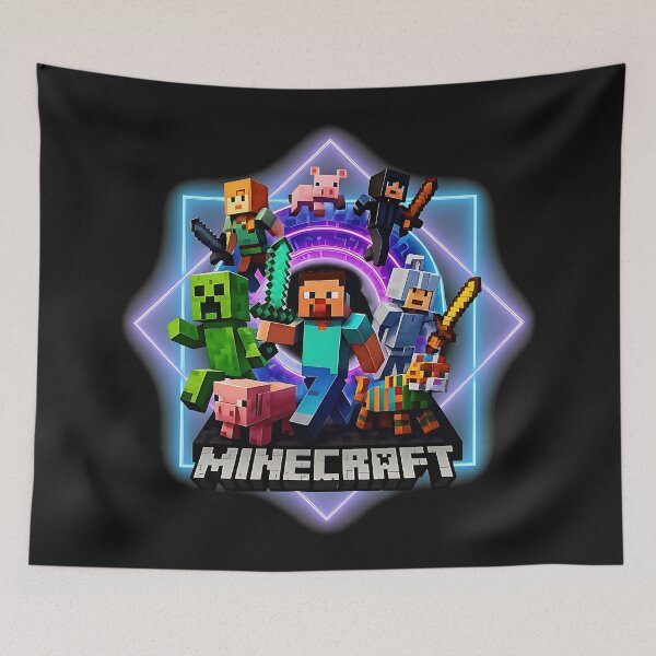 Item preview, Pixel Gamer Squad T-Shirt – Block Style Adventure Game Characters designed and sold by thudoando.