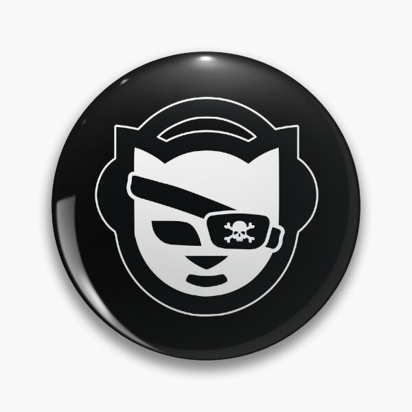 Item preview, Napster OG Piracy | Retro Y2K (Black and White) designed and sold by ScientiaAcLabor.
