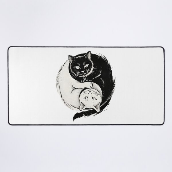 Item preview, tai chi cat Yin–Yang Tai Chi cat concept designed and sold by Uglyandcute.
