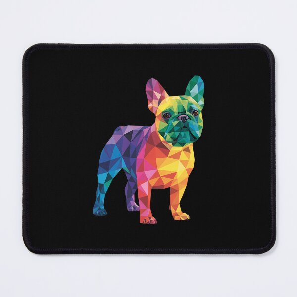 Item preview, French Bulldog Gay Pride LGBT Rainbow Flag Polygon LGBTQ designed and sold by FaithAbbott.