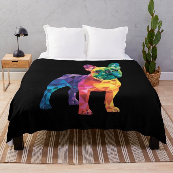 Item preview, French Bulldog Gay Pride LGBT Rainbow Flag Polygon LGBTQ designed and sold by FaithAbbott.