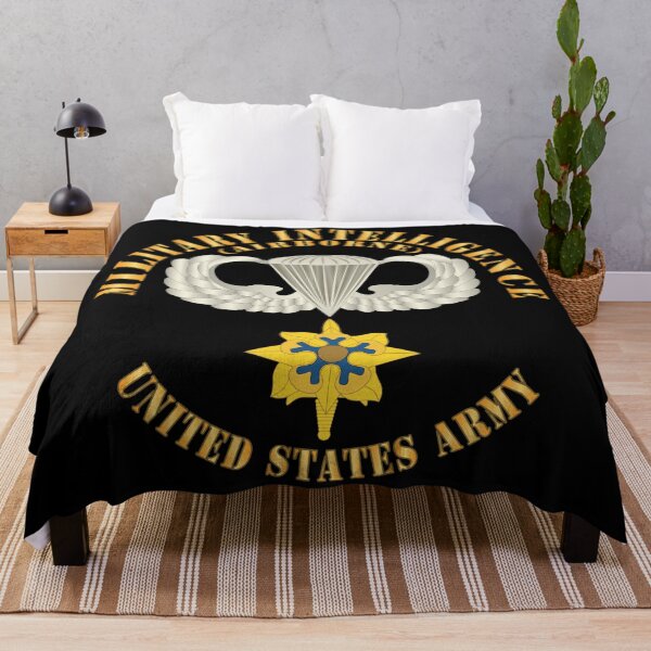 Item preview, Army - Military Intelligence w Airborne Badge - Br X 300 designed and sold by Military Insignia Products.