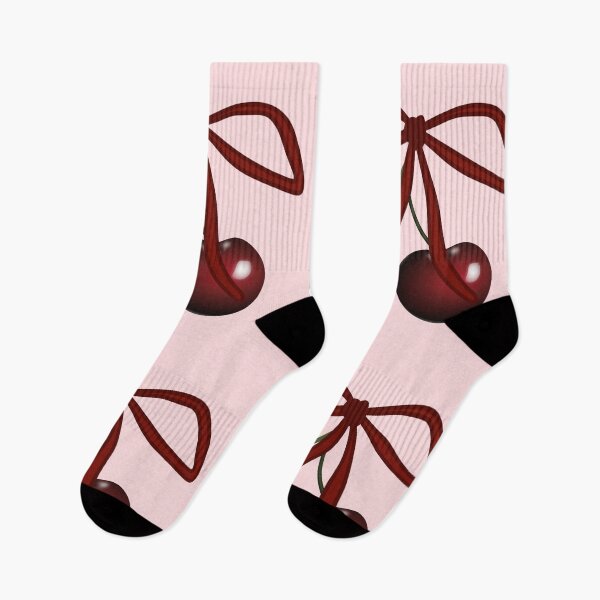Item preview, Red Cherries in pink background  designed and sold by Creations by lyne.