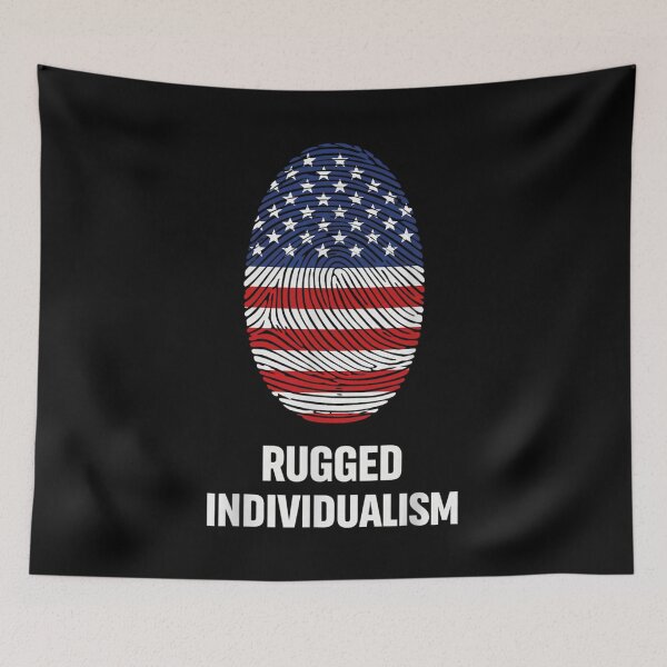 Item preview, Rugged Individualism Built America designed and sold by ohmylore-arts.
