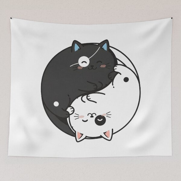 Item preview, tai chi cat Yin–Yang Tai Chi cat concept designed and sold by Uglyandcute.