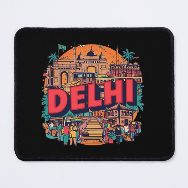 Item preview, Funny Sarcastic DELHI eNGLISH Typography – Quirky Desi Quote Design VER7 designed and sold by mndesignworx.