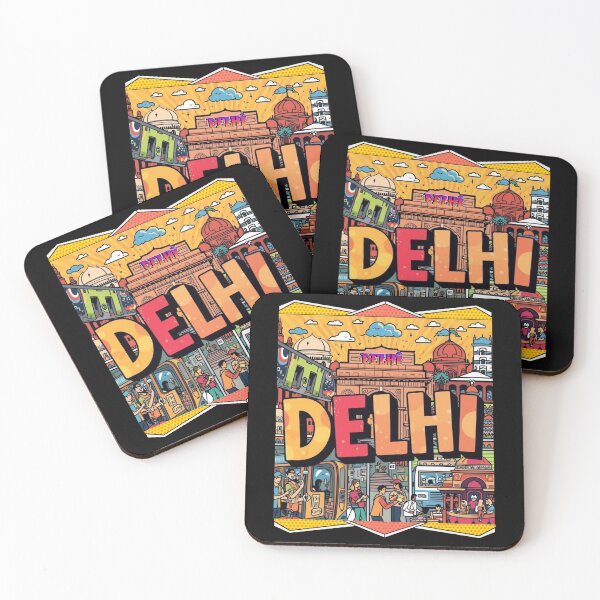 Item preview,  Funny Sarcastic DELHI  – Quirky Desi Quote Design VER8 designed and sold by mndesignworx.