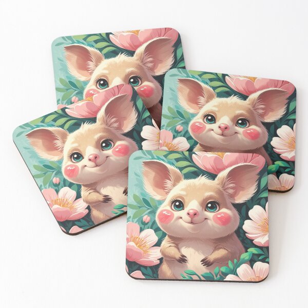 Item preview, Bashful Kawaii Quokka in Bloom designed and sold by Uniquely Yours.