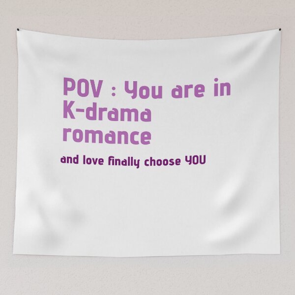 Item preview, POV You’re in a K-Drama Romance – Soft Love Aesthetic Valentine Design designed and sold by Fandom Universe.