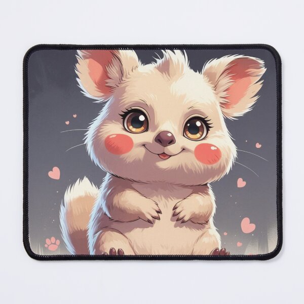 Item preview, Bashful Manga-Style Chibi Quokka designed and sold by Uniquely Yours.