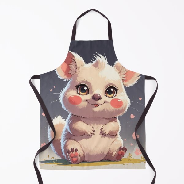 Item preview, Bashful Manga-Style Chibi Quokka designed and sold by Uniquely Yours.