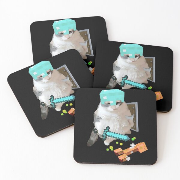 Item preview, Diamond Armor Cat Creeper Gamer T-Shirt, Funny Mine Crafts Tee designed and sold by thudoando.