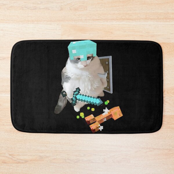 Item preview, Diamond Armor Cat Creeper Gamer T-Shirt, Funny Mine Crafts Tee designed and sold by thudoando.