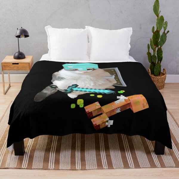Item preview, Diamond Armor Cat Creeper Gamer T-Shirt, Funny Mine Crafts Tee designed and sold by thudoando.