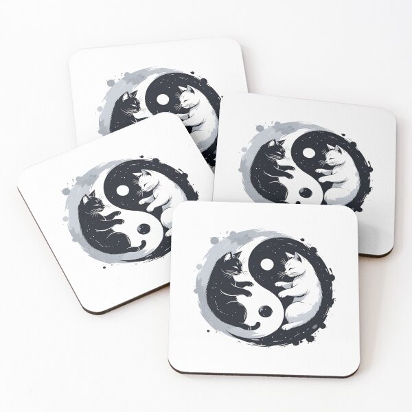 Item preview, tai chi cat Yin–Yang Tai Chi cat concept designed and sold by Uglyandcute.