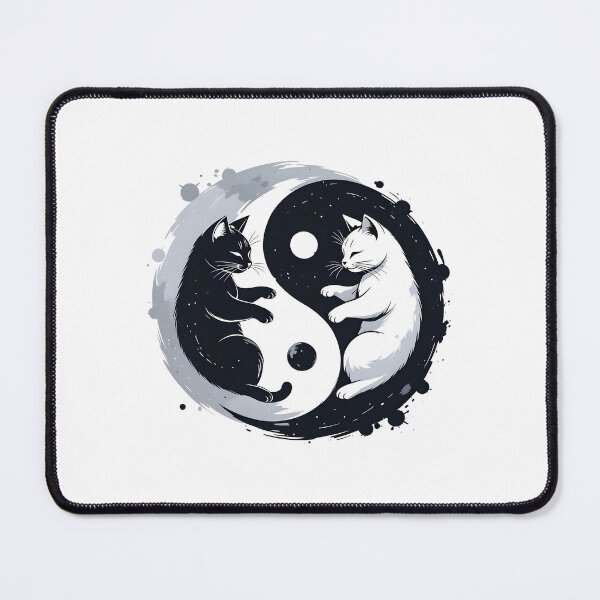 Item preview, tai chi cat Yin–Yang Tai Chi cat concept designed and sold by Uglyandcute.