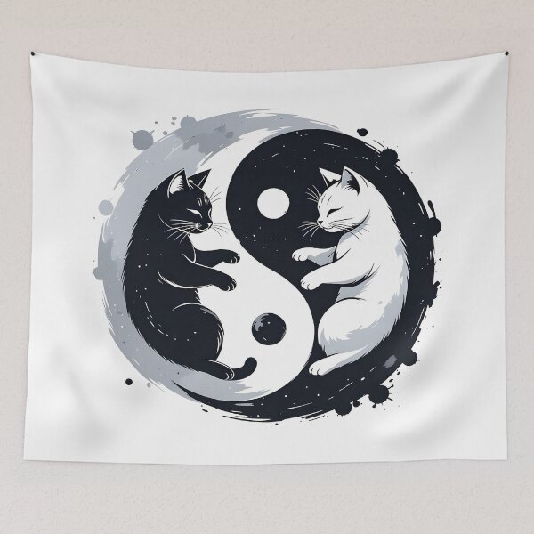 Item preview, tai chi cat Yin–Yang Tai Chi cat concept designed and sold by Uglyandcute.