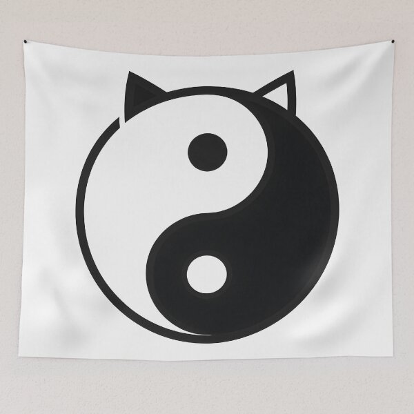 Item preview, tai chi cat Yin–Yang Tai Chi cat concept designed and sold by Uglyandcute.