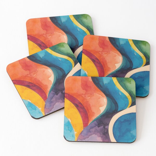 Item preview, Bold Colorwave Abstract designed and sold by Harmonic_Layers.