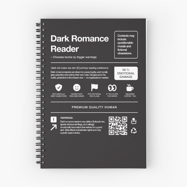 Artikelvorschau, Dark Romance Reader Merch – Perfect for Identification & Gifting entworfen und verkauft von HOK.