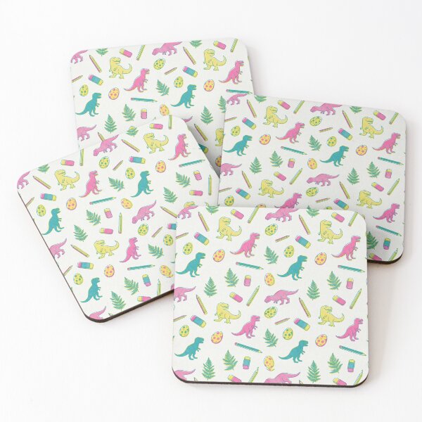 Item preview, A cozy pastel mood dinosaur, writing instruments, and leafless patterns designed and sold by Virtual-Studio-Geebaki.
