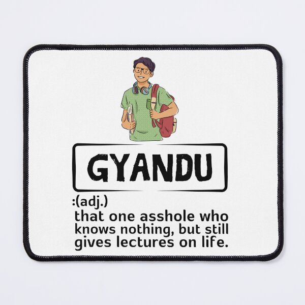 Item preview,  Funny Sarcastic HINDI Typography – Quirky Desi Quote Design VER16 designed and sold by mndesignworx.