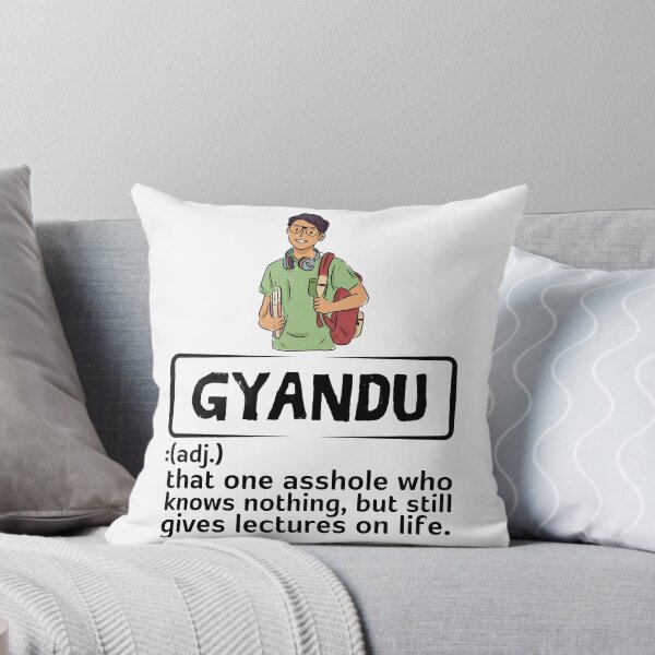 Item preview,  Funny Sarcastic HINDI Typography – Quirky Desi Quote Design VER16 designed and sold by mndesignworx.
