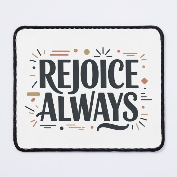 Item preview, Cute Bible Verse, Rejoice Always designed and sold by graphic-genie.
