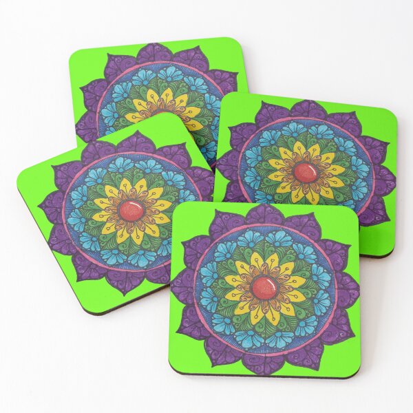 Item preview, blue hues mandala designed and sold by Goozeling.