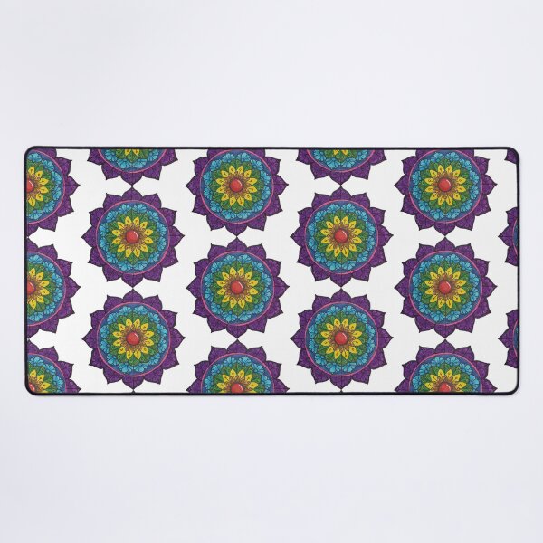 Item preview, blue hues mandala designed and sold by Goozeling.
