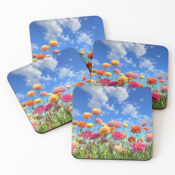 Item preview, Field Of Colorful Flowers Under Blue Sky  designed and sold by DEC02.