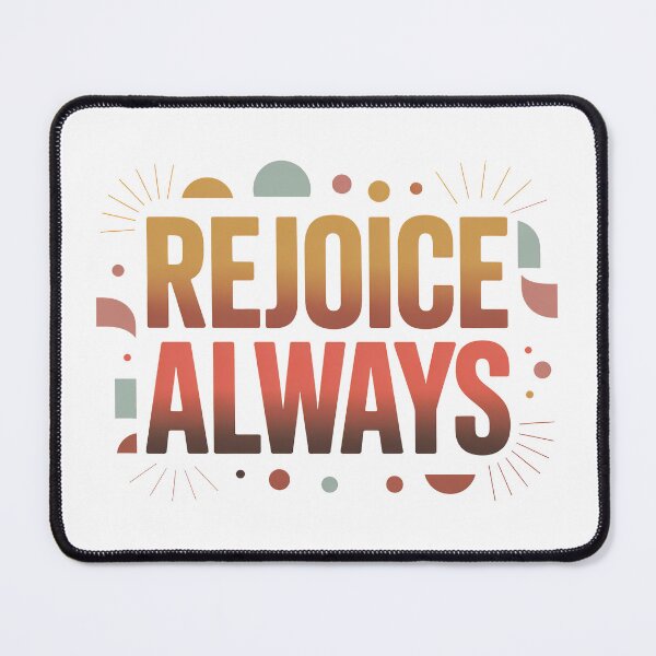 Item preview, Cute Bible Verse, Rejoice Always designed and sold by graphic-genie.