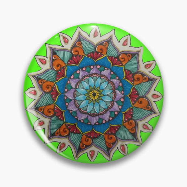 Artikelvorschau, Sternblumen-Mandala entworfen und verkauft von Goozeling.