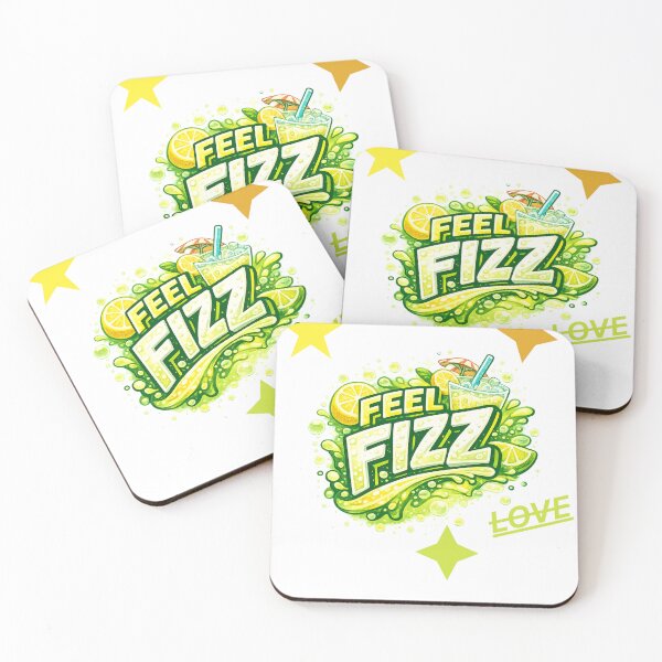 Item preview, Feel Fizz Love Refreshing Drink Art designed and sold by Attivibe-1.