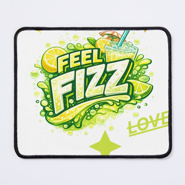 Item preview, Feel Fizz Love Refreshing Drink Art designed and sold by Attivibe-1.