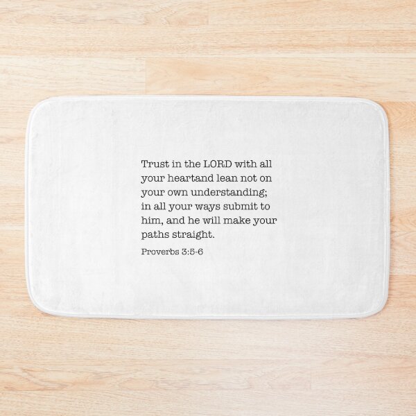 Item preview, proverbs 3:5-6 Trust in the LORD designed and sold by corbrand.