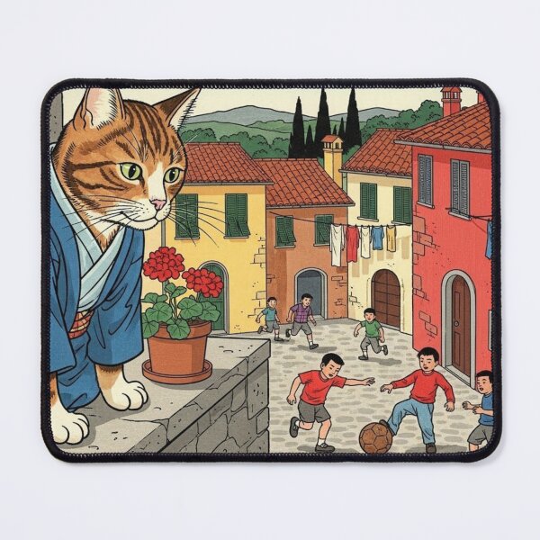 Item preview, Frodo watching some boys play football designed and sold by Losancestros.