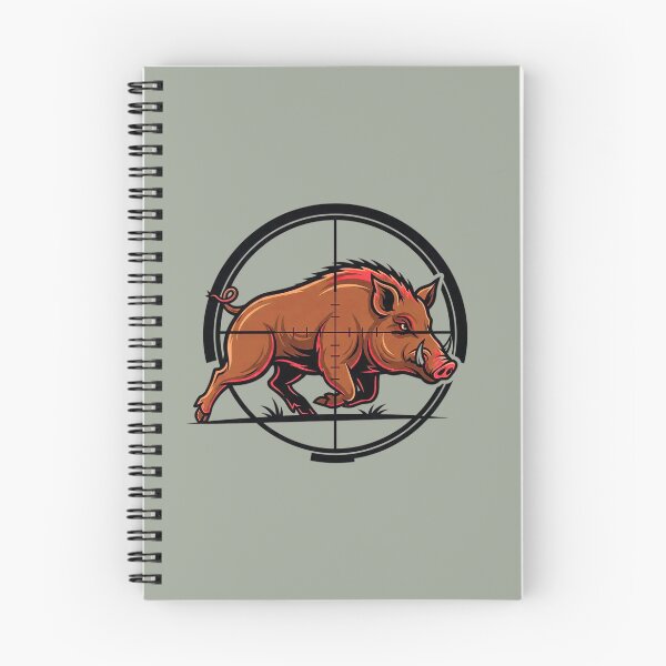 Item preview, Wild Boar Hunting Crosshairs Scoped Wildlife Art designed and sold by KiwiRider.