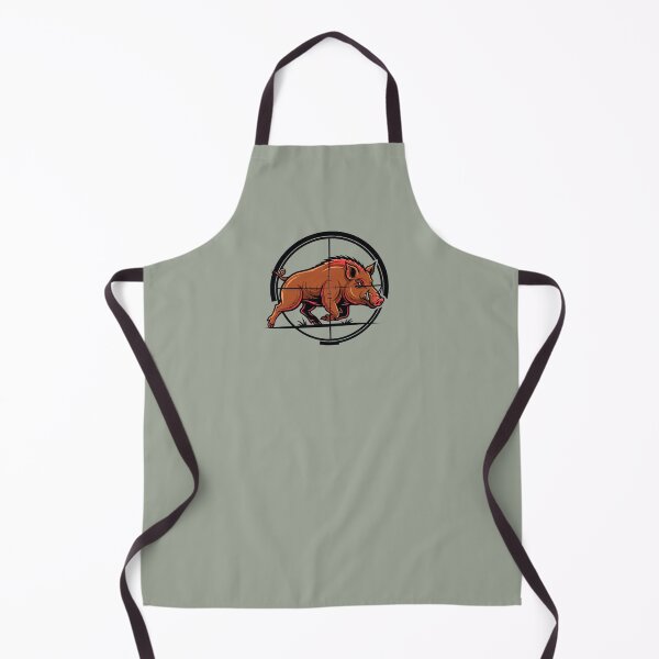 Item preview, Wild Boar Hunting Crosshairs Scoped Wildlife Art designed and sold by KiwiRider.