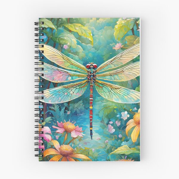 Item preview, Colorful Dragonfly in Vibrant Garden designed and sold by purplesensation.