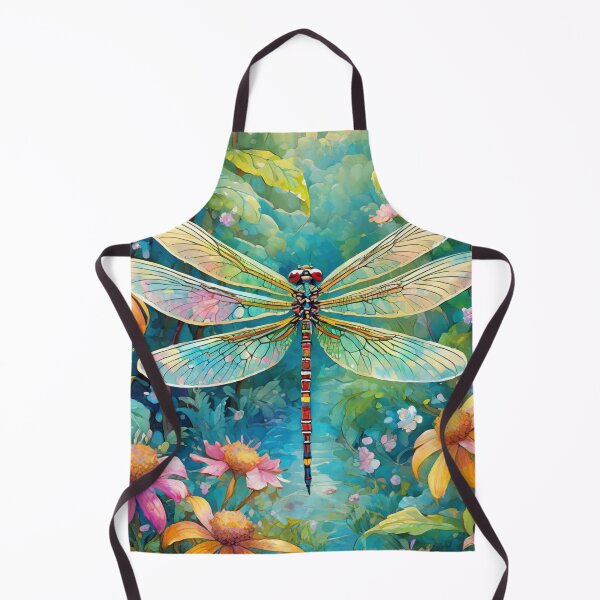 Item preview, Colorful Dragonfly in Vibrant Garden designed and sold by purplesensation.