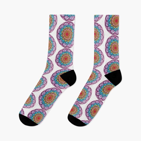 Item preview, pink and purple mandala designed and sold by Goozeling.