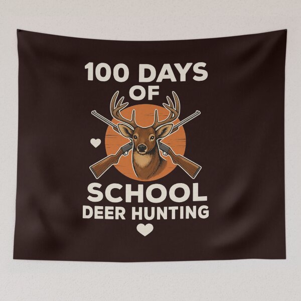 Item preview, 100 Days Of School Deer Hunting  designed and sold by zbigniewcz.