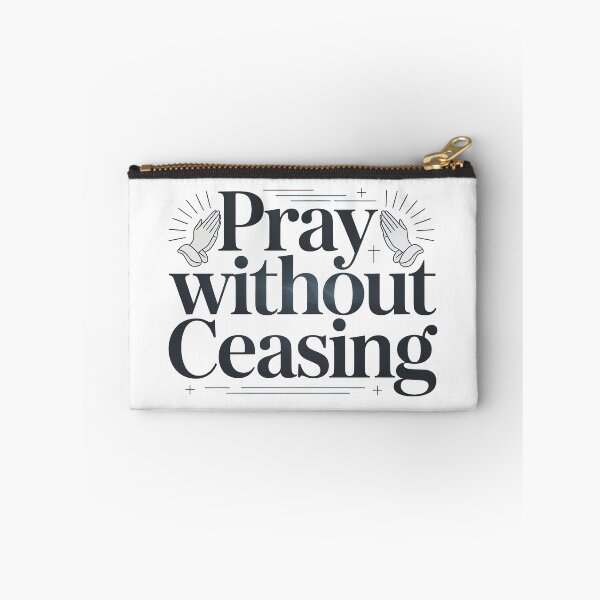 Item preview, Cute Bible Verse, Pray Without Ceasing designed and sold by graphic-genie.