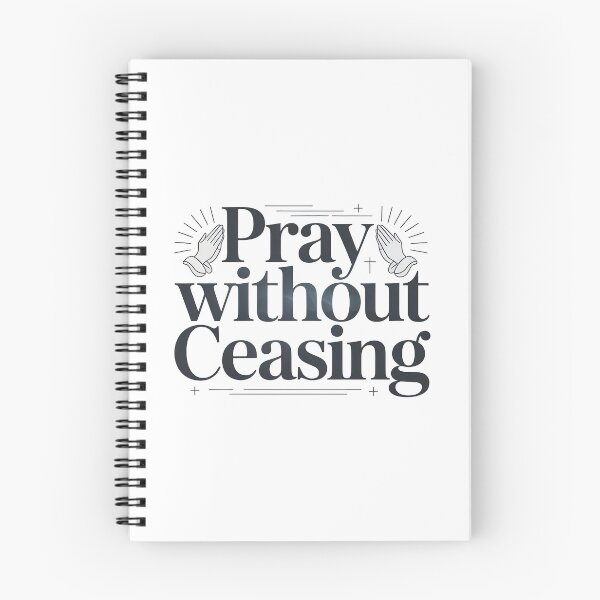 Item preview, Cute Bible Verse, Pray Without Ceasing designed and sold by graphic-genie.