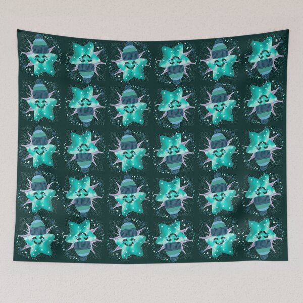 Item preview, "Smiling Star, Winter's Stream"  designed and sold by MayaMaliStudio.