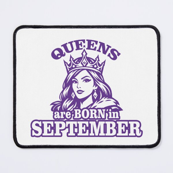 Item preview, Queens Are Born in September – Birthday Queen Crown Illustration designed and sold by TipTop GFX.