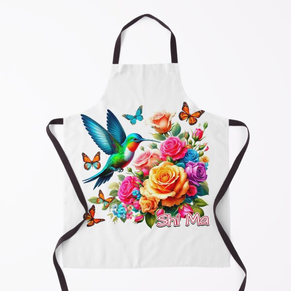 Item preview, MoM / Shí Ma (my mom) Butterflies, hummingbirds and flowers designed and sold by NativeGraffix.