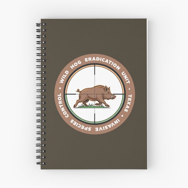 Item preview, Texas Wild Hog Eradication Unit Invasive Species Control Badge designed and sold by KiwiRider.